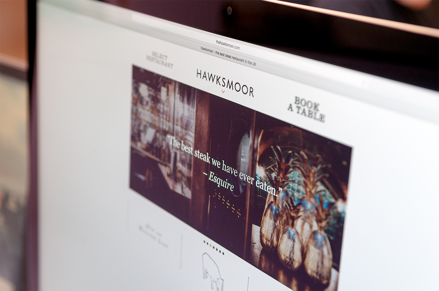 Responsive website for Hawksmoor by Saint Design