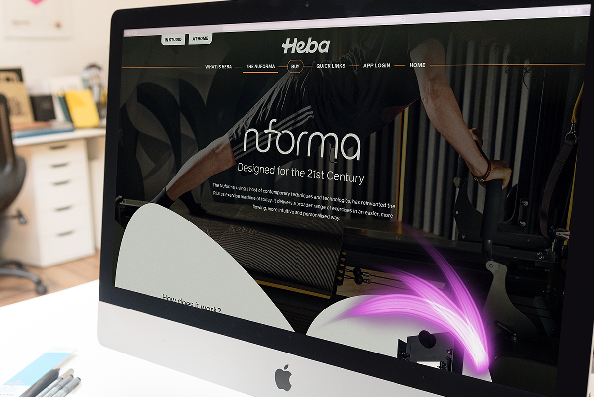Website Design for Heba Pilates by SAINT Design